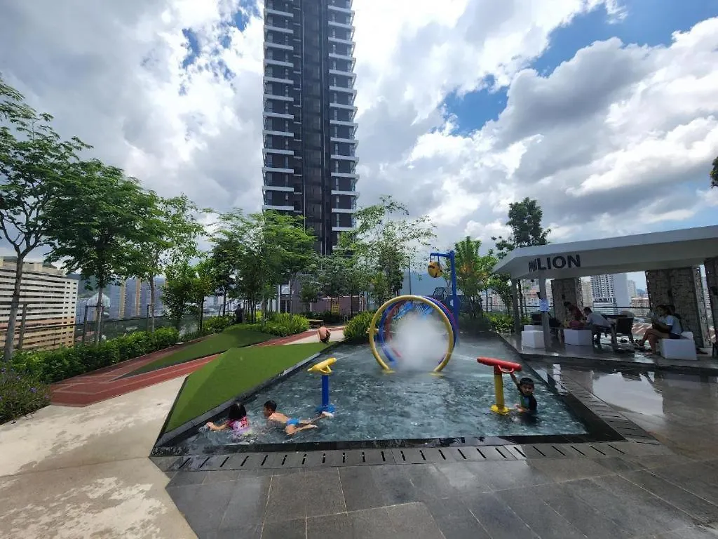 Lejlighed Georgetown Penang - Skyline At Urban Suites - Affordable-Luxury-Cozy Stays With Sea And City Views Jelutong Malaysia