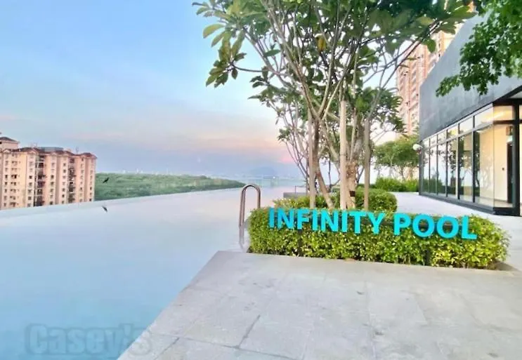 Apartment Georgetown Penang - Skyline At Urban Suites - Affordable-Luxury-Cozy Stays With Sea And City Views Jelutong